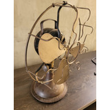 Ventilador Antigo Com Pás De Cobre P Decoração Ou Restaurar