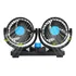 Ventilador Automotivo Duplo Com Ajuste P/ Carro Caminhão 12v