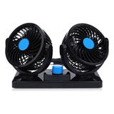 Ventilador Automotivo Duplo Com Ajuste P Carro Caminhão 12v
