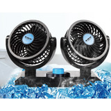 Ventilador Automotivo Duplo Com Ajuste P