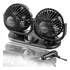 Ventilador Automotivo Duplo12v Ajustável Carro Van Caminhão