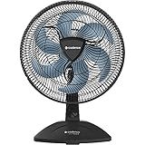 Ventilador Cadence Eros Turbo  110V Preto E Azul  VTR409