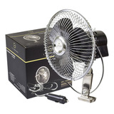 Ventilador Carro Caminhão Van Ônibus Metal 8 Polegadas 24v
