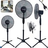 Ventilador Coluna Torre Ajustável 40cm Vento Oscilante Kit 3