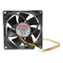 Ventilador Cooler Fan 24v 80x80x25 Rolamento Silencioso 8cm