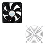 Ventilador Cooler Ventoinha Com Grade 120x120x25