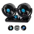 Ventilador De Carro 12v Duplo Resfriamento Cabeça Forte