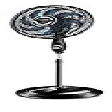 Ventilador De Coluna- Super Turbo 8 Pás- Mondial- Preto- 140W- 110V - VTX-40C-CRYSTAL