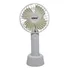 Ventilador De Mão Lelong Le 5708 Com Base 3 Velocidades Recarregável Usb Cor Branco