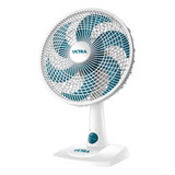 Ventilador De Mesa 30cm Ultra Branco azul V 30 6p Mondial Estrutura Branco Pás Azul petróleo Diâmetro 30 Cm Quantidade De Pás 6 220v