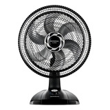 Ventilador De Mesa 40cm Turbo Mondial Preto prata 140w 6 Pás Vt 40 nb