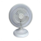Ventilador De Mesa Branco 20cm 110v Mini Para Escrivaninha