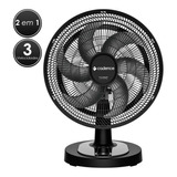 Ventilador De Mesa E Parede Cadence Turbo Conforto Vtr470 Preto Com 6 Pás Cor Cinza De Plástico 42 cm De Diâmetro 127 v