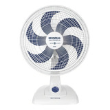 Ventilador De Mesa Maxi Power V40w 40cm Mondial Cor Da Estrutura Branco Cor Das Pás Azul 110v
