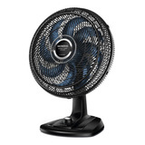 Ventilador De Mesa Turbo Vtx 40 chrome 40cm Preto Mondial Cor Da Estrutura Preto E Azul Cor Das Pás Preto E Azul 127v