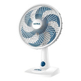 Ventilador De Mesa Ultra 30cm 6pás Potente E Silencioso 127v Cor Da Estrutura Branco Cor Das Pás Azul 110v