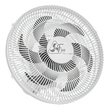 Ventilador De Parede Venti delta Grade Plástico Branco Com 6 Pás Cor Preto 40 Cm De Diâmetro 127v 220 V