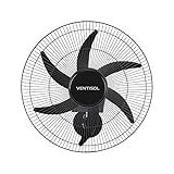 Ventilador De Parede Ventisol Turbo 6 Steel Osc- 6 Pás- 50cm- 200w - Bivolt