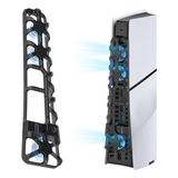 Ventilador De Refrigeração Led Com Luz Azul Para Ps5 Slim