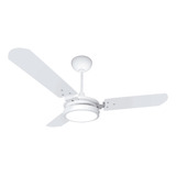 Ventilador De Teto Branco branco Pás Em Mdf 220v Led 6500k Brizzo Beltempo