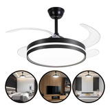 Ventilador De Teto Com Controle Remoto 4 Hastes Led 3 Cores