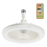 Ventilador De Teto Com Lâmpada Led Com Controle Remoto 3 Mod Diâmetro 230 Mm