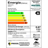 Ventilador De Teto Inverter Mistral Led 3 Pás Com Controle Remoto Ventisol Branco Bivolt