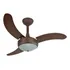 Ventilador De Teto Lux 2003 Infinity 3 Pá Potente Silencioso Estrutura Marrom Pás Marrom Diâmetro 104   Frequência 60hz Material Das Pás Mdf 127v