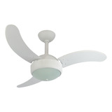 Ventilador De Teto Max Branco 3 Pás Mdf Br 110 V Controle