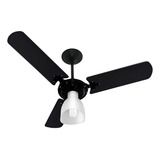 Ventilador De Teto New Delta Light 130w Venti Delta 127v Cor Da Estrutura Preto Cor Das Pás Preto 110v