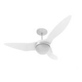 Ventilador De Teto Terral 3 Pás Branco Luminária 220v Aliseu