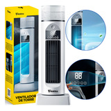 Ventilador De Torre Mini Ar Condicionado Climatizador De Ambiente Água Bivolt Potente 3 Em 1 Kaizu