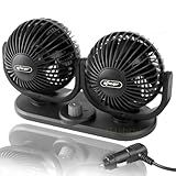 Ventilador Duplo Automotivo 12v Carro Van Caminhão