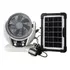 Ventilador Elétrico De Energia Solar Ac/dc Recarregável