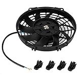 Ventilador Elétrico Universal 10 Lâminas Ventilador Elétrico De Radiador De Resfriamento Elétrico Universal De 22 8 Cm Para Radiador De Resfriamento Automático De Ar Condicionado 24 V