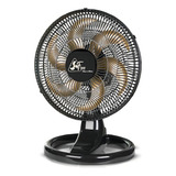 Ventilador Mesa Venti delta Free 40cm Oscilante Bivolt Preto Cor Das Pás Cinza Diâmetro 40 Cm Frequência 60hz Material Das Pás Plástico Quantidade De Pás 6 110v 220v