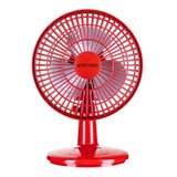 Ventilador Mini Turbo 20cm Vermelho prata 220v Ventimais