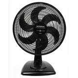 Ventilador Mondial Maxi Turbo Silencioso 6pás Muito Vento Material Das Pás Plástico Quantidade De Pás 6 Cor Das Pás Preto Cor Da Estrutura Preto Diâmetro 30 Cm Frequência 3 Voltagem 110v