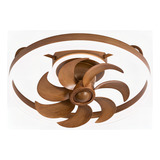 Ventilador Orbital Air Wood 40w Cor Madeira C Controle Opus Diâmetro 50 Cm Frequência 50 60hz Material Das Pás Alumínio Quantidade De Pás 7 127 220v