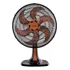 Ventilador Osc Mesa Turbo 6p 40cm Bronze 127v Premium Cor Da Estrutura Preto Ventisol