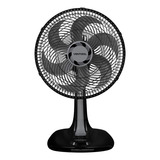 Ventilador Oscilante De Mesa Ventisol Turbo Premium 52w 30cm 6 Pás Preto 220v