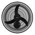 Ventilador Oscilante De Parede Ventisol New 3 Pás 50cm 1300rpm Preto 127v