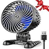 Ventilador Pequeno De Mesa USB Ajuste De Velocidade Contínuo Com Vários Níveis De Velocidade Mini Ventilador Pessoal De Plug In Portátil Fluxo De Ar Silencioso E Potente Adequado Para Escritório 