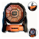 Ventilador Portatil Recarregavel Led