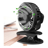 Ventilador Portatil Recarregavel Usb Potente Carro