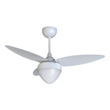 Ventilador Teto Aires Branco 3 Pás Controle Remoto Luminária Silencioso Inverter Bivolt Ventisol