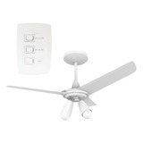 Ventilador Teto Aliseu Dunni Branco 3 Pás Silencioso
