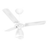 Ventilador Teto New Delta Light 3 Pás 130w 127v Branco