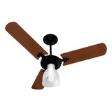 Ventilador Teto New Delta Light Preto 3pas 220v venti Delta