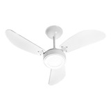 Ventilador Teto New Light Led 3 Pas Branco 127v Venti Delta